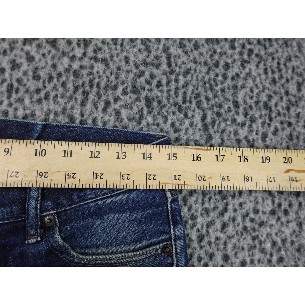 Uniqlo Kaihara Selvedge Jeans Mens 30x34 Blue Slim Fit Heavy Fade 321-447649